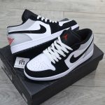 Giày Nike Air Jordan 1 Low SE White Fire Red Black Matte Silver Best Quality