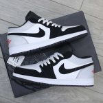 Giày Nike Air Jordan 1 Low SE White Fire Red Black Matte Silver Best Quality