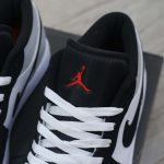 Giày Nike Air Jordan 1 Low SE White Fire Red Black Matte Silver Best Quality