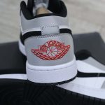 Giày Nike Air Jordan 1 Low SE White Fire Red Black Matte Silver Best Quality