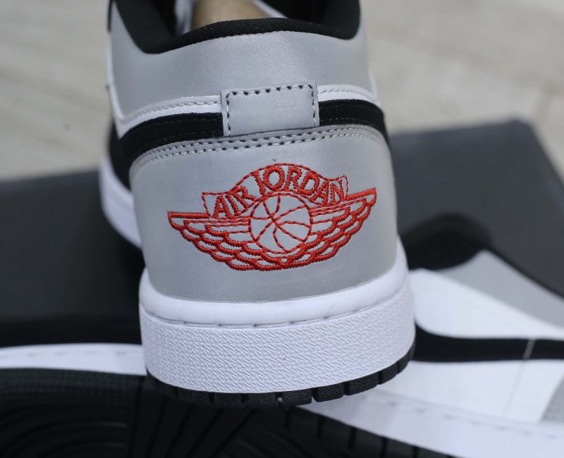 Giày Nike Air Jordan 1 Low SE White Fire Red Black Matte Silver Best Quality