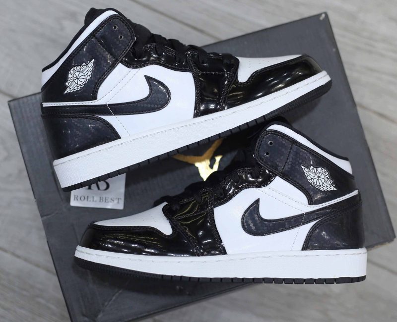 Giày Nike Air Jordan 1 Mid ‘Carbon Fiber’ Best Quality