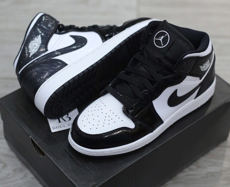 Giày Nike Air Jordan 1 Mid ‘Carbon Fiber’ Best Quality