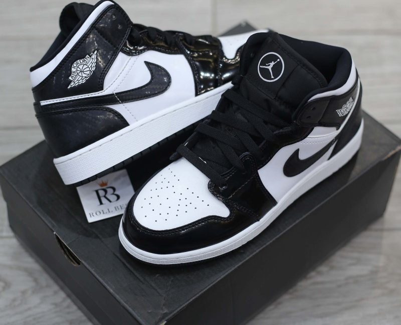 Giày Nike Air Jordan 1 Mid ‘Carbon Fiber’ Best Quality