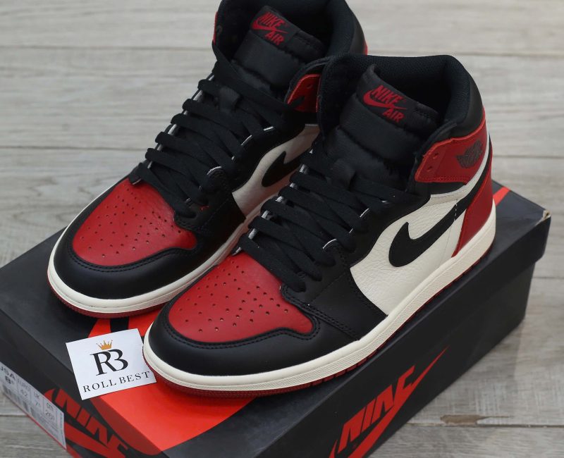 Giày Nike Air Jordan 1 Retro High Og ‘Bred Toe’ Best Quality