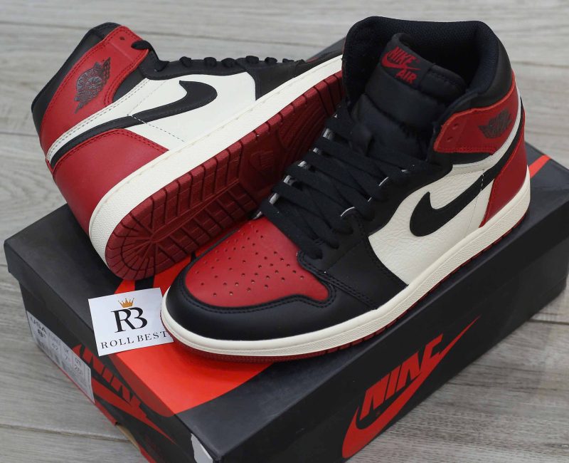 Giày Nike Air Jordan 1 Retro High Og ‘Bred Toe’ Best Quality