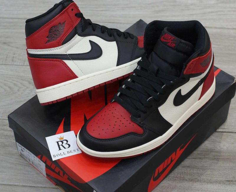 Giày Nike Air Jordan 1 Retro High Og ‘Bred Toe’ Best Quality