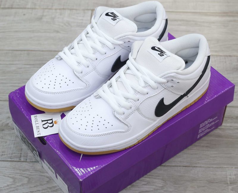 Giày Nike SB Dunk Low Pro White Gum Best Quality