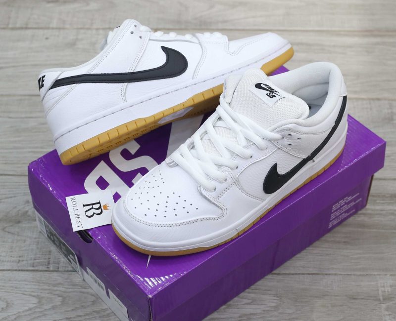 Giày Nike SB Dunk Low Pro White Gum Best Quality