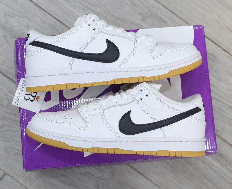 Giày Nike SB Dunk Low Pro White Gum Best Quality