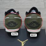 So sánh Giày Nike Air Jordan 1 Low Black Toe Medium Olive Men’s