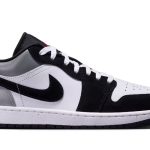 Giày Nike Air Jordan 1 Low SE White Fire Red Black Matte Silver Real