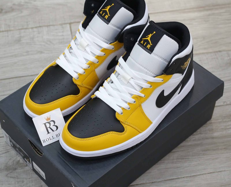 Giày Nike Air Jordan 1 Mid ‘Yellow Ochre’ Best Quality