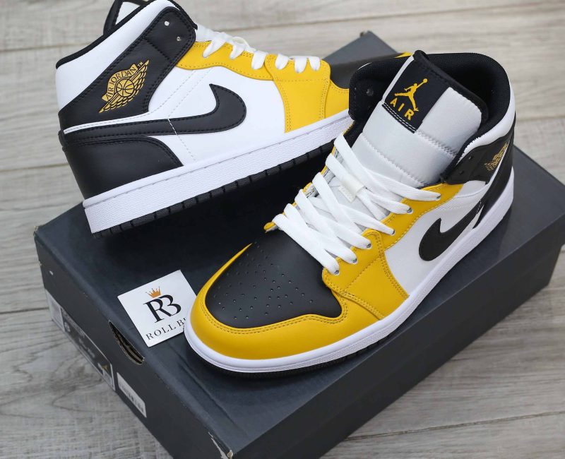 Giày Nike Air Jordan 1 Mid ‘Yellow Ochre’ Best Quality