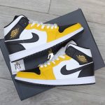 Giày Nike Air Jordan 1 Mid ‘Yellow Ochre’ Best Quality