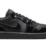 Giày Jordan 1 Low SE 'Patent Elephant Black' Best Quality