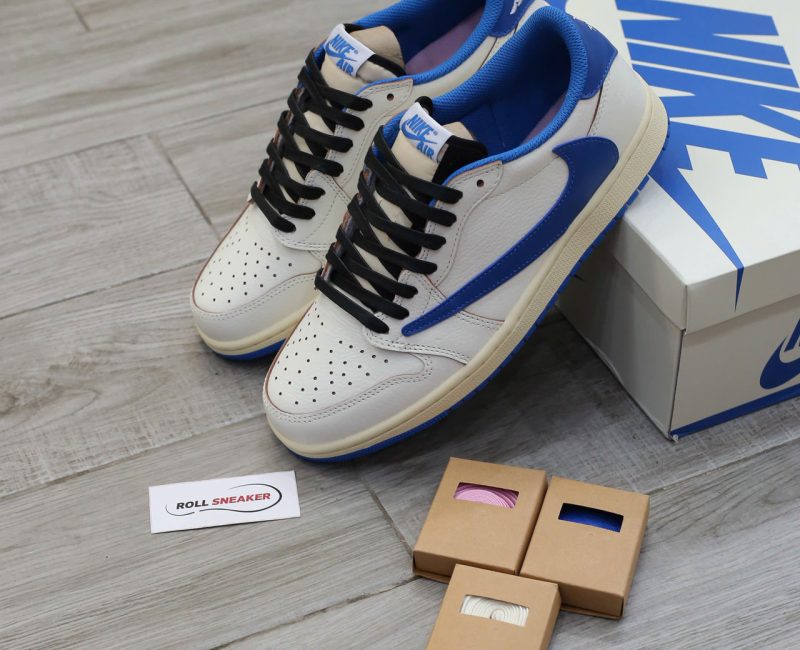 Giày Nike Air Jordan 1 Low Travis Scott x Fragment 2.0 2025 Chuẩn 99% Auth