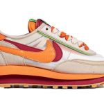 Giày Nike LDWaffle x Sacai x CLOT ‘Net Orange Blaze’ Best Quality