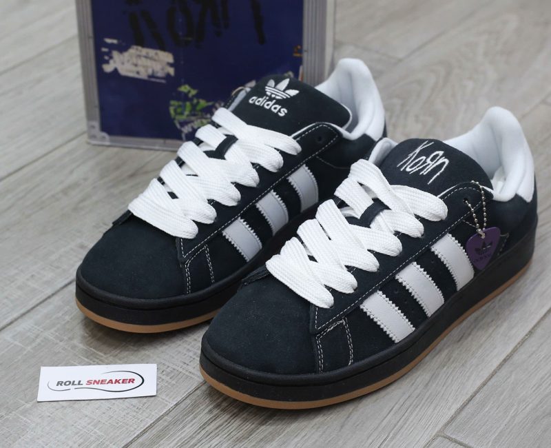 Giày Korn x Adidas Campus 00s ‘Black Gum’ Chuẩn 99% Auth