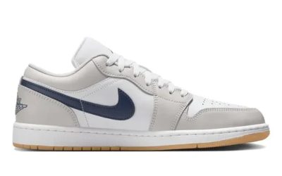 Giày Nike Air Jordan 1 Low Midnight Navy Neutral Grey Chuẩn 99% Auth