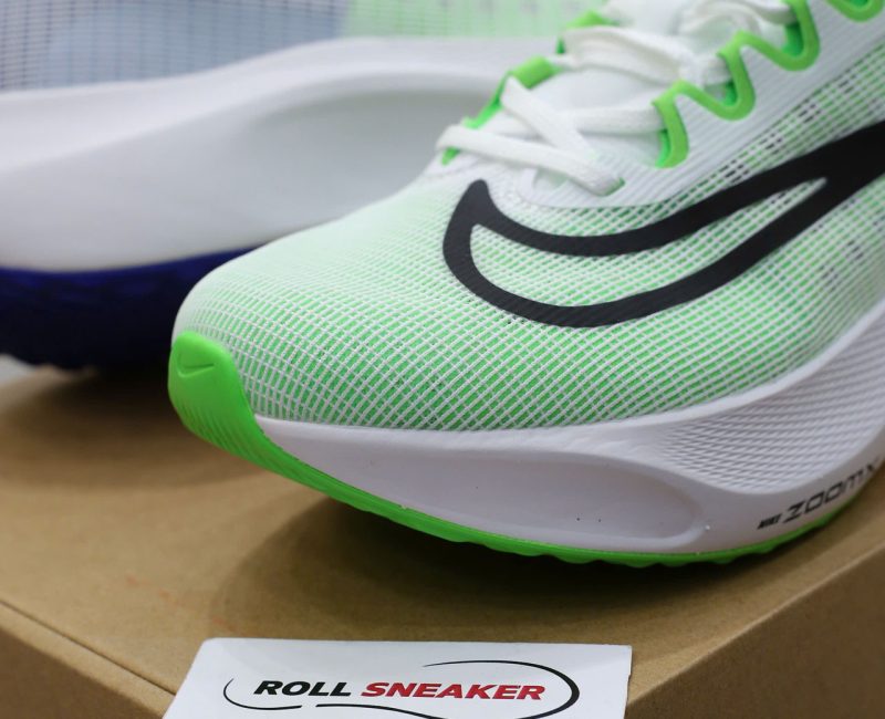 Giày Nike Zoom Fly 5 ‘White Green Strike Blue’ Chuẩn 99% Auth