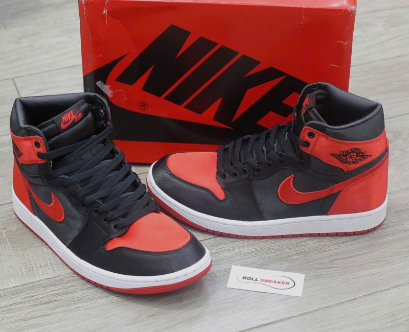 Giày Air Jordan 1 Retro High OG Satin Bred Chuẩn 99% Auth