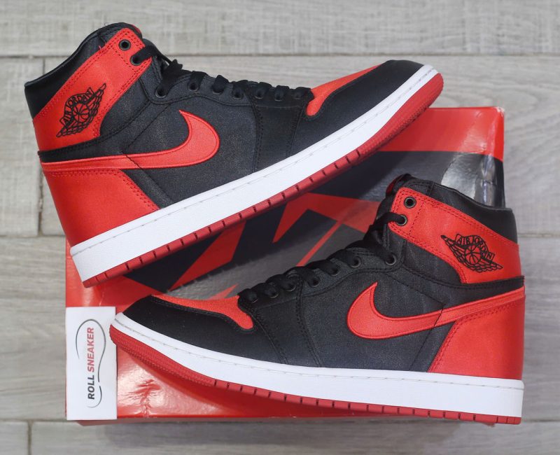 Giày Air Jordan 1 Retro High OG Satin Bred Chuẩn 99% Auth
