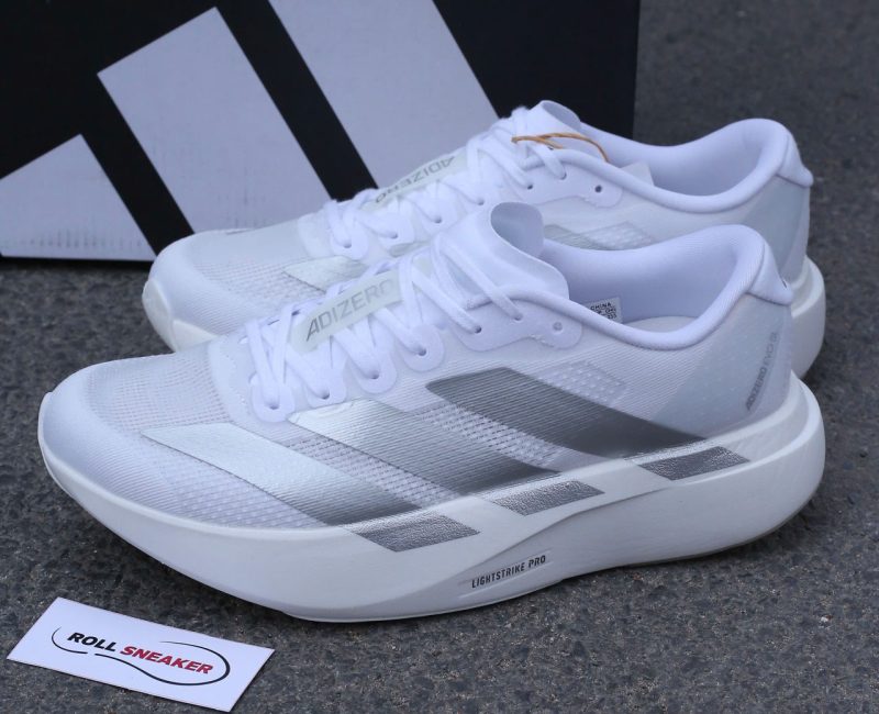 Giày Adidas Adizero Evo SL ‘White Silver Metallic’ Like Auth