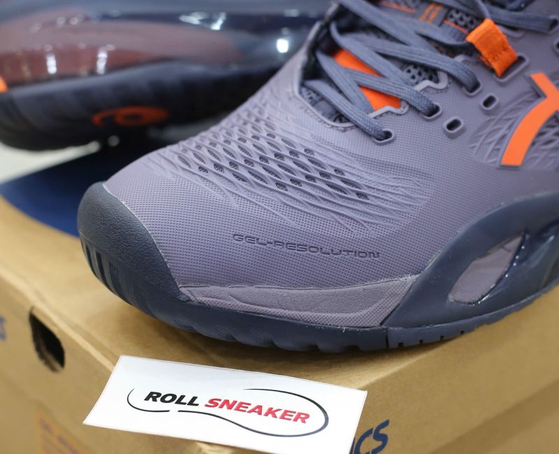 Giày Asics Gel-Resolution X Greyish Purple Nova Orange Best Quality
