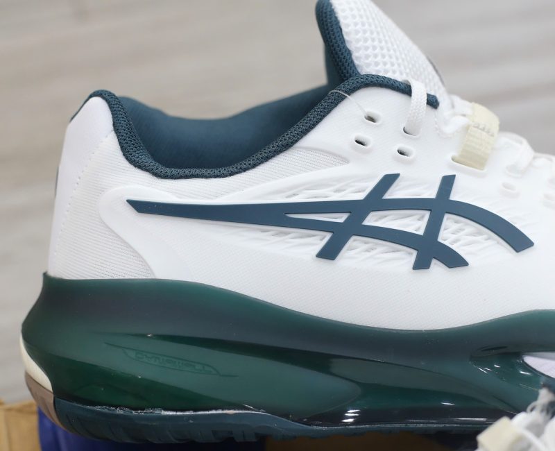 Giày Asics Gel-Resolution X White Saxon Green Best Quality