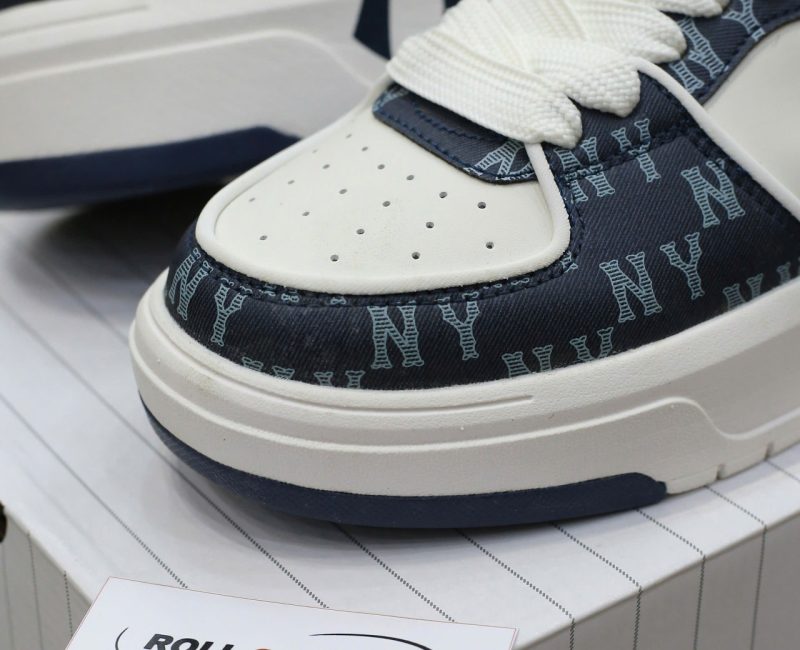 Giày MLB Chunky Liner Denim Classic Mono New York Yankees Navy Like Auth
