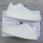 Giày MLB Korea Chunky Liner Embo Mono Cooperstown New York Yankees White Like Auth