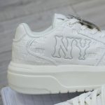 Giày MLB Korea Chunky Liner Embo Mono Cooperstown New York Yankees White Like Auth