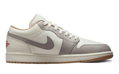 Giày Nike Air Jordan 1 Low ‘Red College Grey’