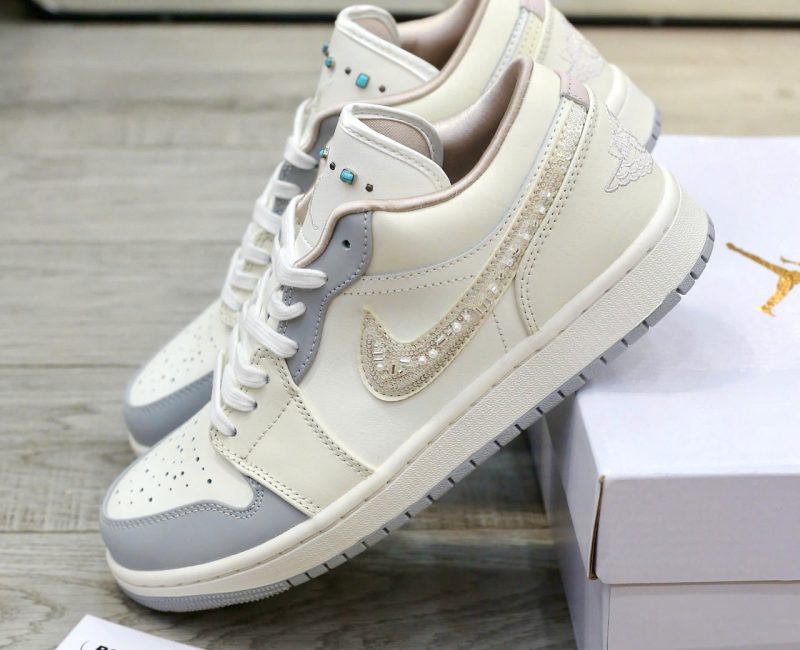 Giày Nike Air Jordan 1 Low Sail Soft Pearl Best Quality