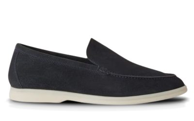 Giày Loro Piana Summer Walk Loafer Suede Classic Blue Best Quality