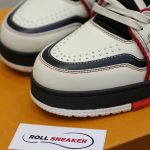 Giày LV Trainer Signature White Black Red Calfskin Best Quality