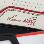 Giày LV Trainer Signature White Black Red Calfskin Best Quality