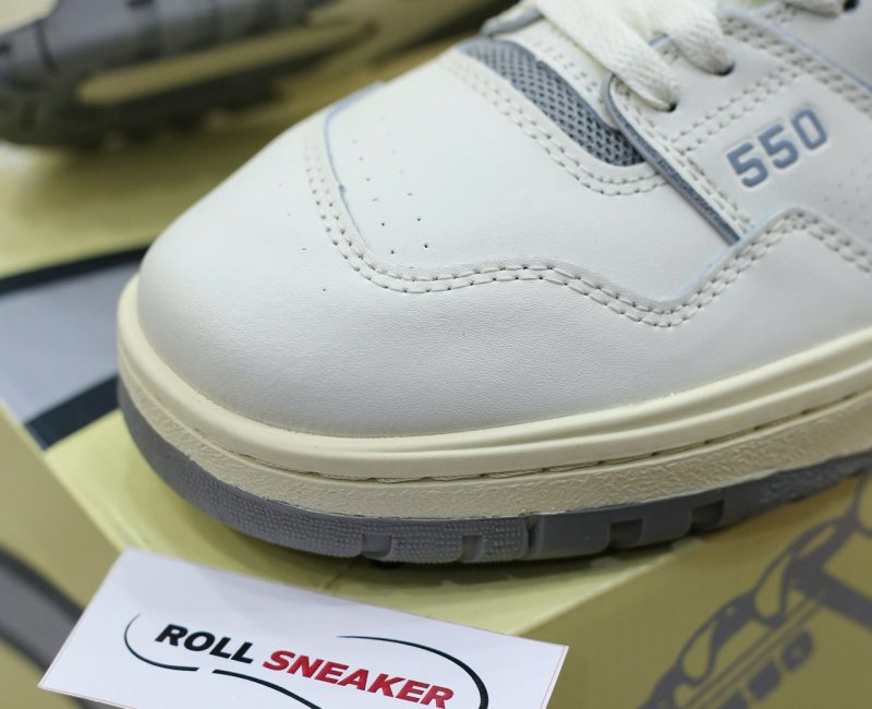 Giày New Balance Aime Leon Dore x 550 Silver White Best Quality