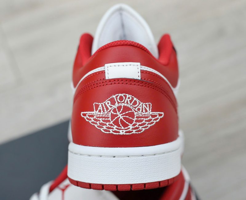Giày Nike Air Jordan 1 Low Gym Red White Real
