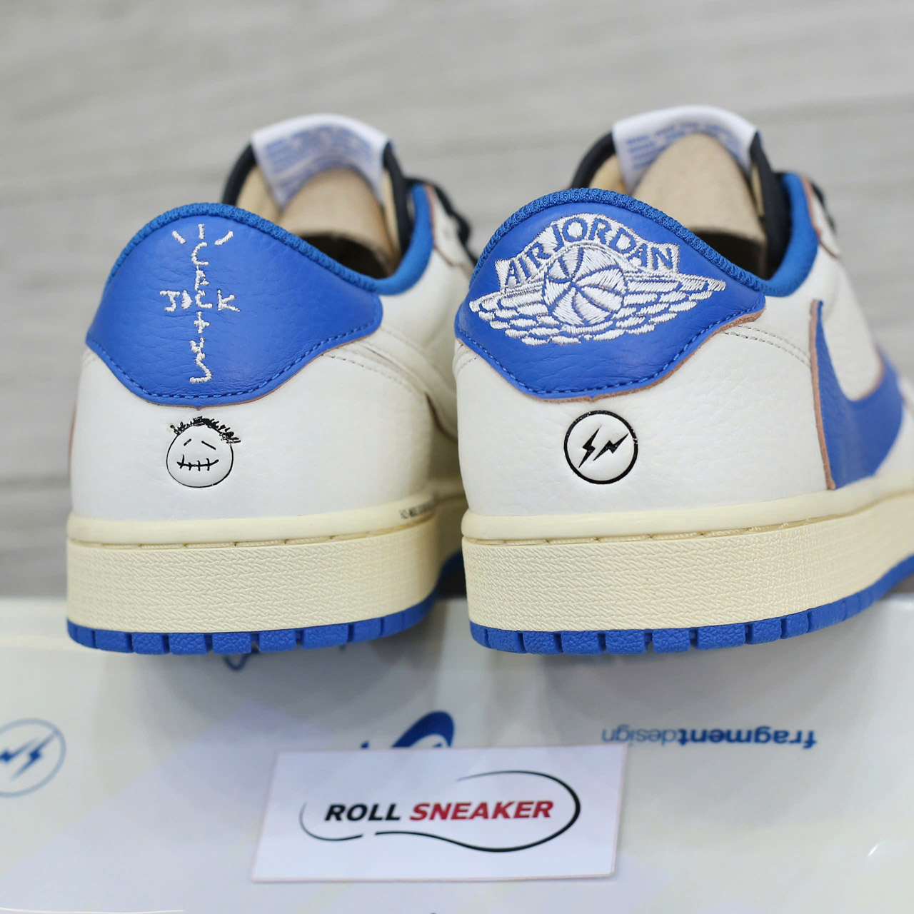Giày Nike Air Jordan 1 Low Travis Scott x Fragment 2.0 2025 Best Quality
