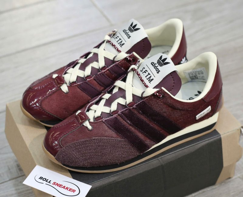 Giày Adidas x Song for the Mute Country OG 'Maroon Cream White Best Quality
