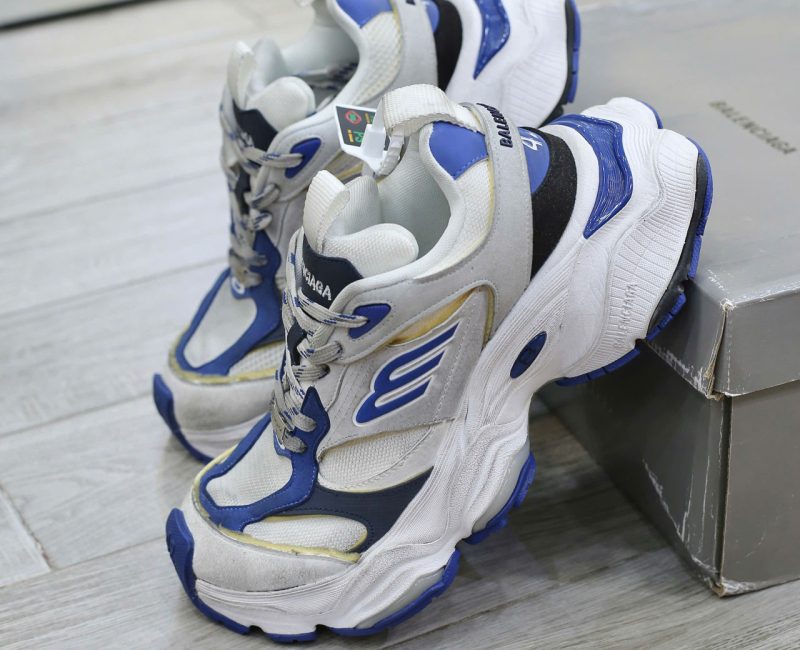 Giày Balenciaga Cargo Grey White Blue Best Quality
