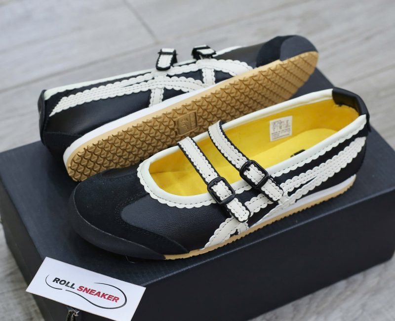 Giày Onitsuka Tiger Mexico 66 TGRS ‘Black Cream’ Best Quality